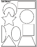 Basic Shapes 1 coloring page