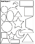 Basic Shapes 2 coloring page