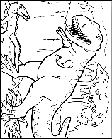 Tyrannosaurus Rex coloring page