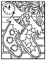 Christmas Stockings coloring page