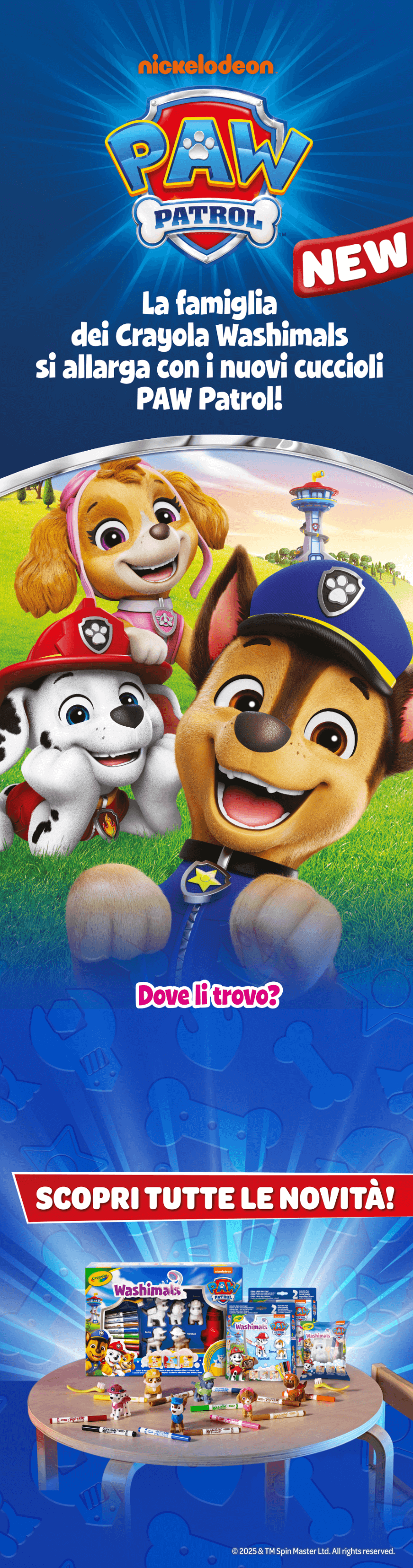 Washimals Paw Patrol