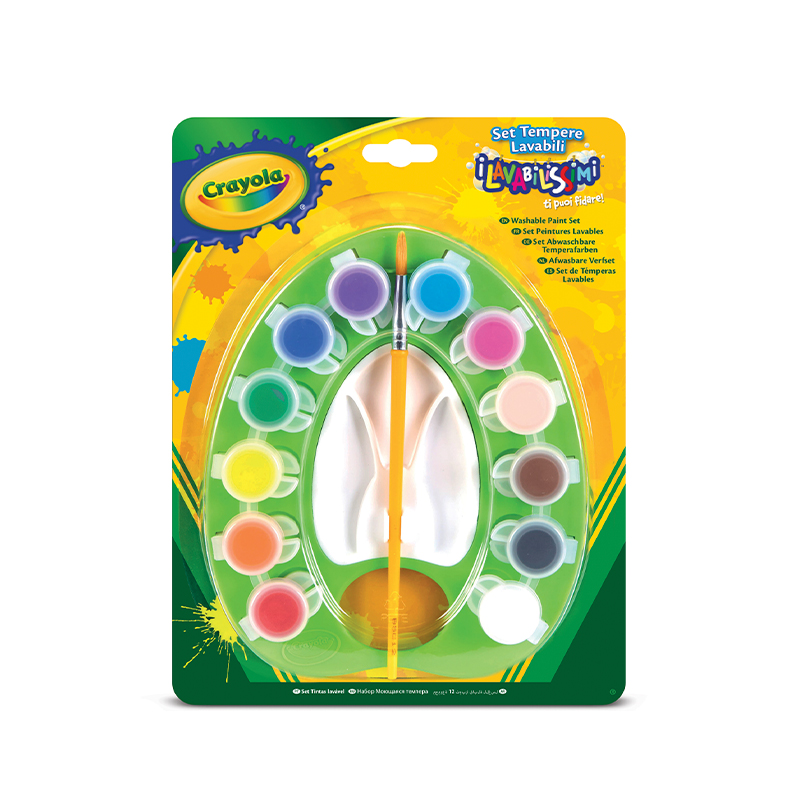 Crayola CRAYOLA LAVABILISSIMI SET 12 TEMPERE ULTRA LAVABILI 