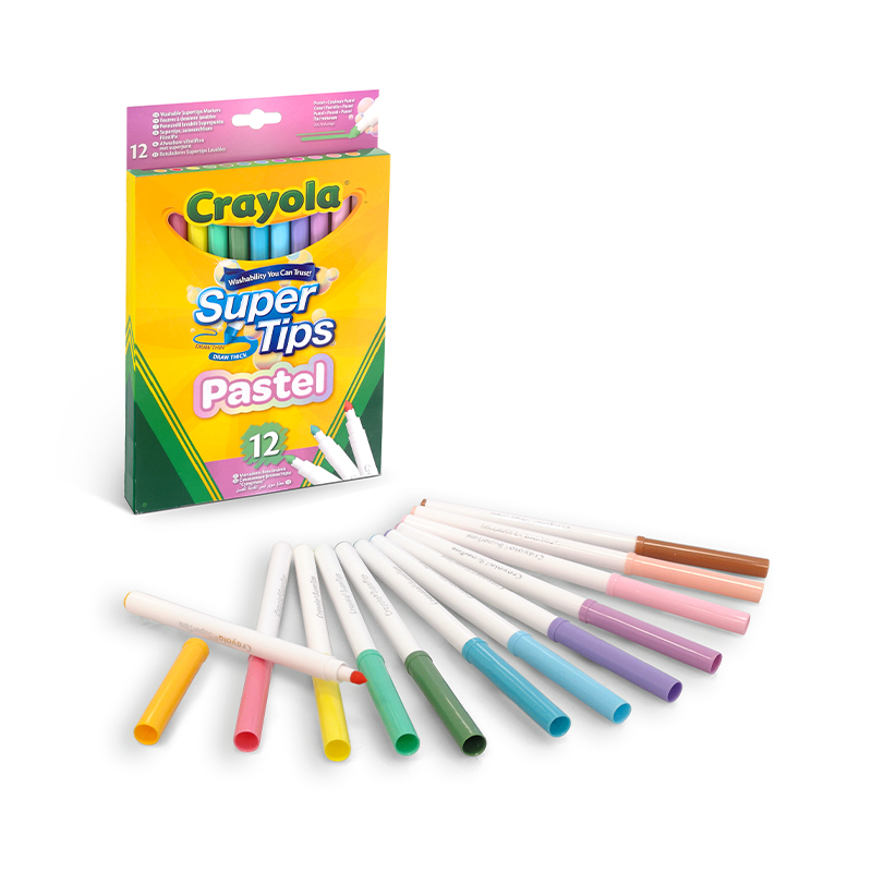 Crayola 12 Pennarelli Colori pastello 