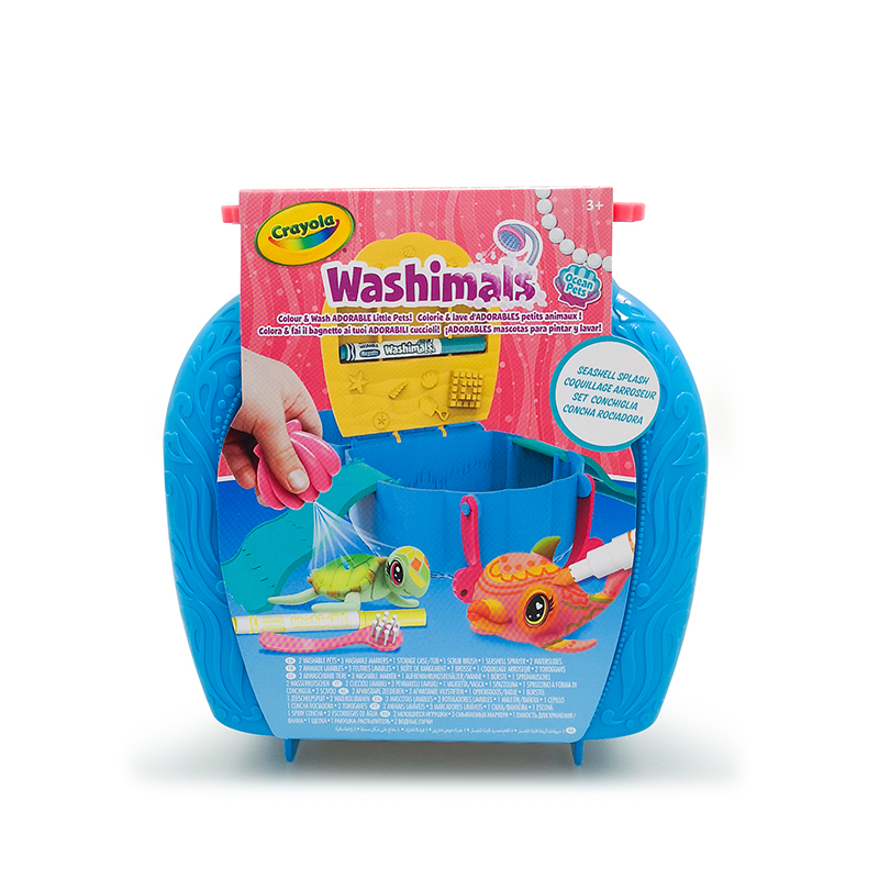 Crayola 11266 Merchandising Crayola Washimals Oceans Pets Set Conchiglia 