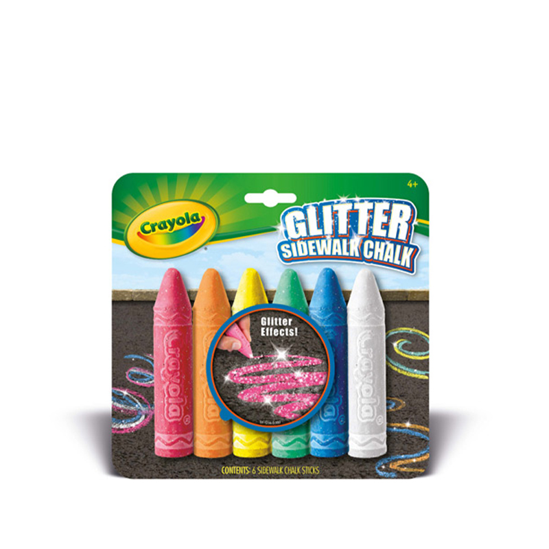Crayola CRAYOLA gessetti per esterno glitterati 