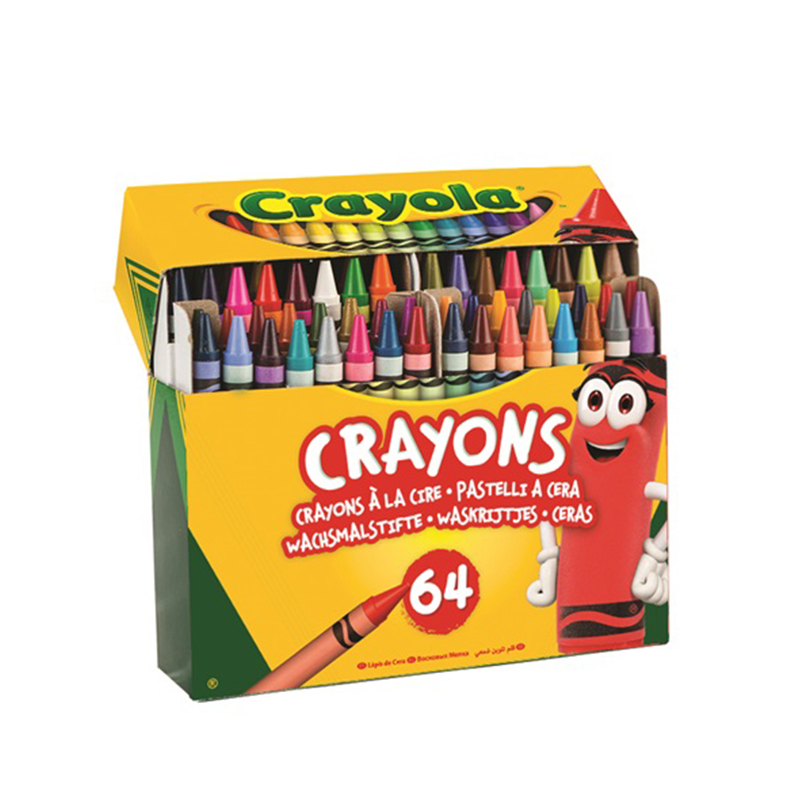 Crayola Pastelli Pack 64 Colori-Bambini Artigianato Forniture scolastiche 